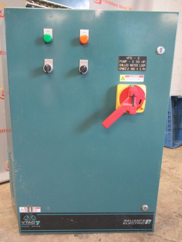 Reliance Electric 50H4160 Control Switch 50HP VTAC 7 460V Disconnect Cabinet I7B