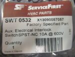 Service First SWT0532 Auxiliary Electrical Interlock Switch HVAC Parts Lot of 5