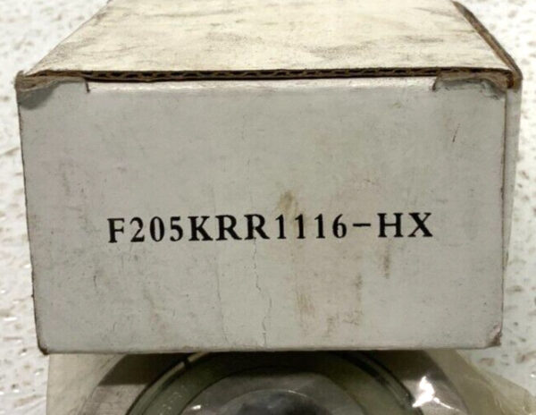 LOT OF 8 New Precision F205KRR1116-HX Conveyor AG Bearing 11/16" HEX Bore 255E
