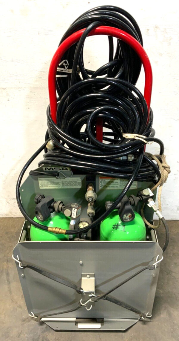MSA 807052 Port Aire Quick-Fill Portable Air Supply System w/Tanks & Cart E9A