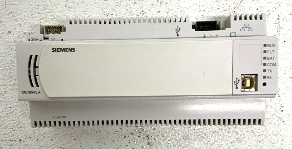 Siemens PXC100-PE96.A Apogee P2 Modular TX-I/O 96 Node PLC Controller 24V As-Is_0 Siemens PXC100-PE96.A Apogee P2 Modular TX-I/O 96 Node PLC Controller 24V As-Is