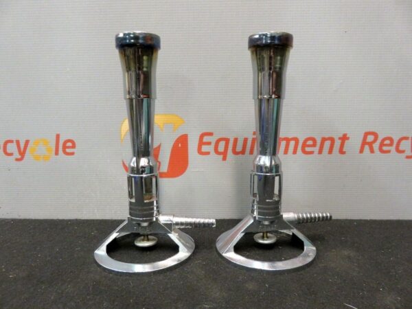 Fisher Scientific Lab Laboratory Gas Bunsen Burner 1201-21 Accuflame Lot of 2