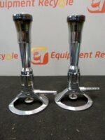 Fisher Scientific Lab Laboratory Gas Bunsen Burner 1201-21 Accuflame Lot of 2