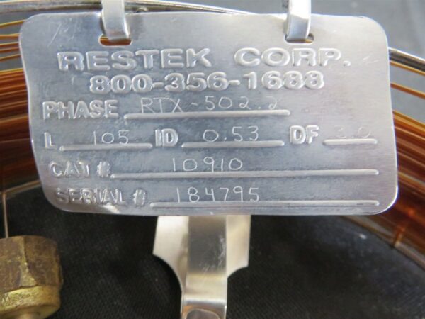 Agilent J&W RTX-502.2 190915-115 High Res Chromatography Gas Column Capillary