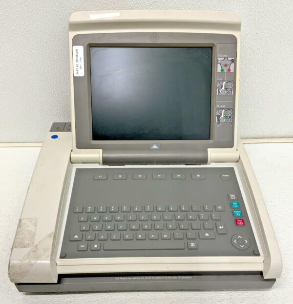 GE MAC 5000 Resting ECG EKG System Machine Color Screen AS-IS 32C