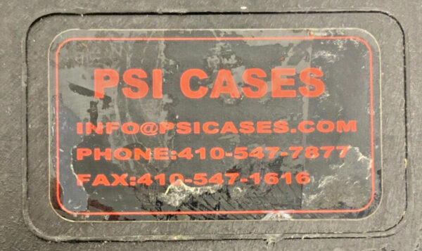 Pelican PSI Black Custom Foam Interior Insert Carrying Case 18" X 13" X 4" 66D