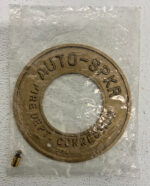 Lot of 4 FPPI AUTO-SPKR Fire Dept Connection Brass Wall Plate End Cap 6.5" 71D