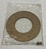 Lot of 4 FPPI AUTO-SPKR Fire Dept Connection Brass Wall Plate End Cap 6.5" 71D