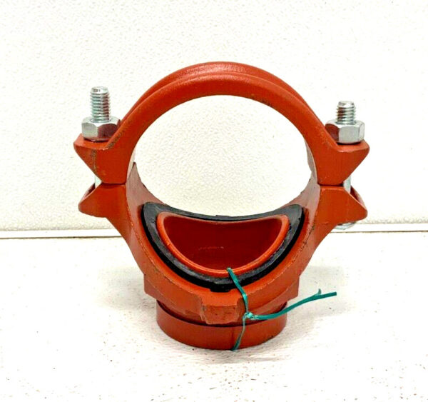 Lot of 3 Grinnell FIG 730 Grooved 4" x 3" Mechanical Female Tee Outlet A4A