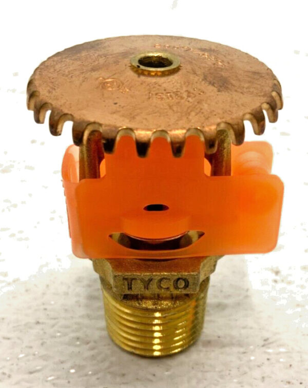 NEW Lot of 11 Tyco TY2131 1/2" Brass Upright Fire Sprinkler Head 93C 200F 242E
