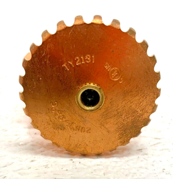 NEW Lot of 11 Tyco TY2131 1/2" Brass Upright Fire Sprinkler Head 93C 200F 242E
