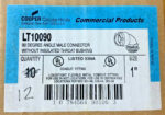 Lot of 24 Cooper Crouse-Hinds LT10090 1" 90 Deg Male Connector Conduit Fitting