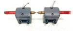 Lot of 2 Optical Gaging 421914 Comparator Tailstocks Machine Bench Center 71C