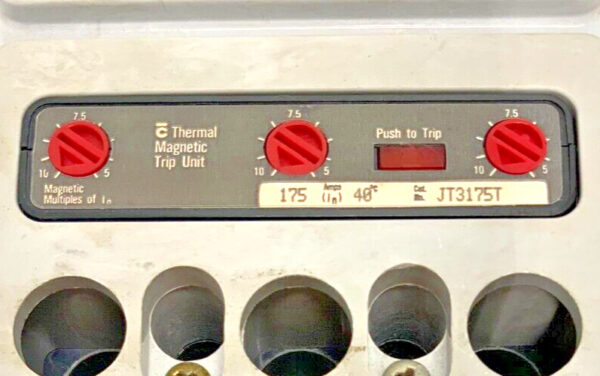 Westinghouse HJD3250F Series C Circuit Breaker 250 Amp 3 Pole 600V 11E