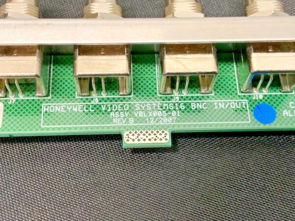 Honeywell 200-00070-Rev E Input/Output Board 16 Channel Video HVBM64 31C