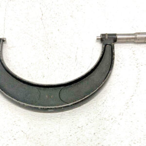 Brown & Sharpe 5-6" Disc Blade Slant Line Machinist Outside Micrometer 266D