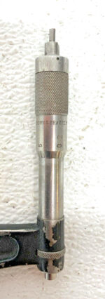 Brown & Sharpe 5-6" Disc Blade Slant Line Machinist Outside Micrometer 266D