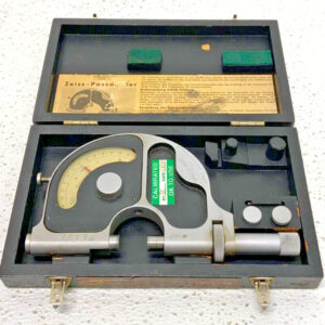 Carl Zeiss Jena Passameter Micrometer Machinist Tool .0001" 0-1" 43C