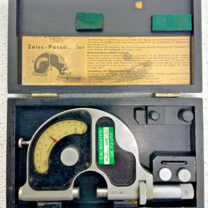 Carl Zeiss Jena Passameter Micrometer Machinist Tool .0001" 0-1" 43C