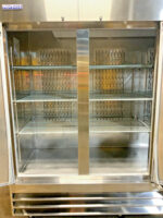 Norpole NP3R 3 Solid Door Reach-In 81" 72Cu Ft Stainless Steel Refrigerator D10A