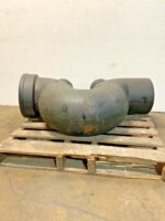 Charlotte XH 175 12" Dia Running Trap w/6" Double Hub Vent Industrial Pipe G6C