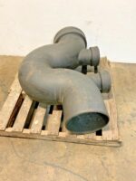 Charlotte XH 175 12" Dia Running Trap w/6" Double Hub Vent Industrial Pipe G6C