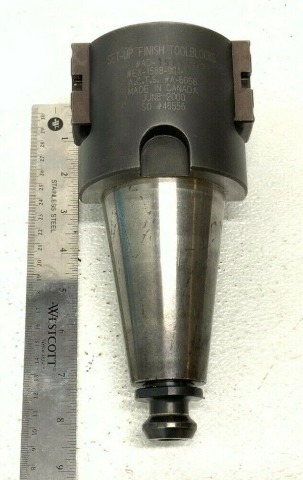 2 Pc.Set ACTS EX-1588-901 46.556-50.800 Set-up Finish/Rougher Tool Blocks 37A