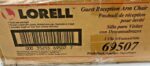NEW Lorell LLR69507 Reception Guest Chair Black Vinyl 23.8 x 23.5 x 30.5 B2A