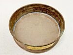 Set of 2 USA Standard Sieve Series Brass 8" Dia 50, 200 1 Base 1 Lid Lot #12