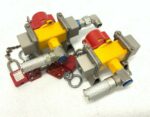 Lot of 2 SMC VHS50-06-XG-X2127 Pneumatic 3 Port Lockout Valve Plus Silencer 73B