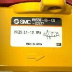 Lot of 2 SMC VHS50-06-XG-X2127 Pneumatic 3 Port Lockout Valve Plus Silencer 73B