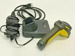 Cognex 821-0013-IR Bar Code Scanner 30205-0215E Charge Base Cradle Cord 266D