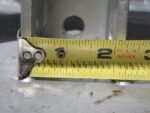 Pallet Racking Column End Protector Stainless Steel 2 1/4" Lot of 4