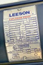 Leeson Electric Motor A6134XC21D 208-230V 3PH 3450/2850RPM 60/50HZ 16C