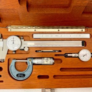 Mitutoyo Micrometer 0056502 MN.85 Calibrator 0-25mm 0.001mm Caliper 64C