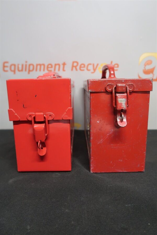 Brady Portable Group Lock Lockout Box Red Steel 6"x9"x3.5" 65699 Lot of 2