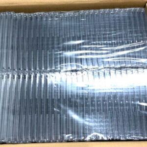 NEW Uline S-11830 Box of 60 Black Triple Tray Multi CD Jewel Case 3 CD B7B