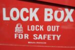 Brady Portable Group Lock Lockout Box Red Steel 6"x9"x3.5" 65699 Lot of 2