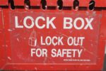 Brady Portable Group Lock Lockout Box Red Steel 6"x9"x3.5" 65699 Lot of 2