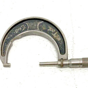 Brown & Sharpe 2-3" Disc Blade Slant Line Machinist Outside Micrometer 249H
