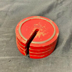 Lot Of 4 Rice Lake 100 810.5g/1.8 lbs Slotted Calibration Cast Iron Weight 65A