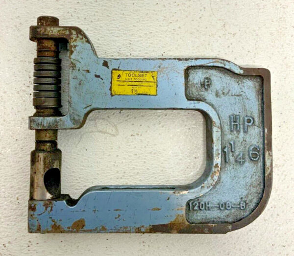 Tool Set Unit Tooling 120H-06-6 C Frame Punch Sheet Metal Hole Press Brake 57B