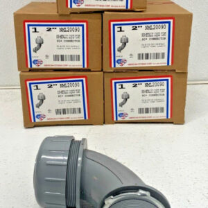 Lot of 5 American Fitting NML20090 2" Electrical Angle Conduit Fittings 43A