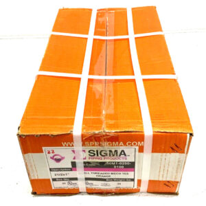 NEW Lot of 20 Sigma SPP 50M1-0250-0100 2 1/2" X 1" Threaded Mechanical Tee A8A