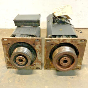 Lot of 2 Yaskawa Electric UAASKA-06CMU21 EEVA-51KM AC Spindle Motor AS-IS A9A
