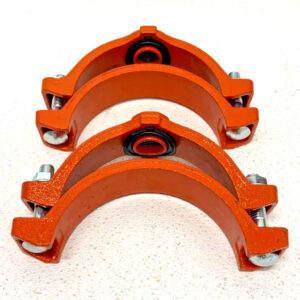 New Lot of 2 SPP Threaded 6" x 1" Mechanical Female Bolted Tee Outlet A10A