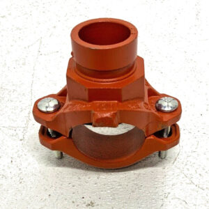 NEW Lot of 6 Grinnell 730 Grooved 2" X 1 1/2" Mechanical Pipe Tee Outlet 74B