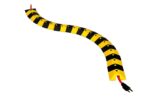 UltraTech 1830 Ultra-Sidewinder 3' Medium Black/Yellow Cable Protector System