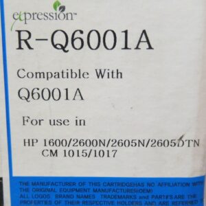 Lot of 3 New Expression R-Q6001A R-Q6003A Toner Ink Print Cartridge Blue Magenta