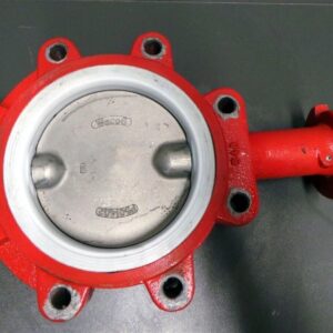 Weco 6" Cast Iron Nylon Butterfly Wafer Valve P501402 45B